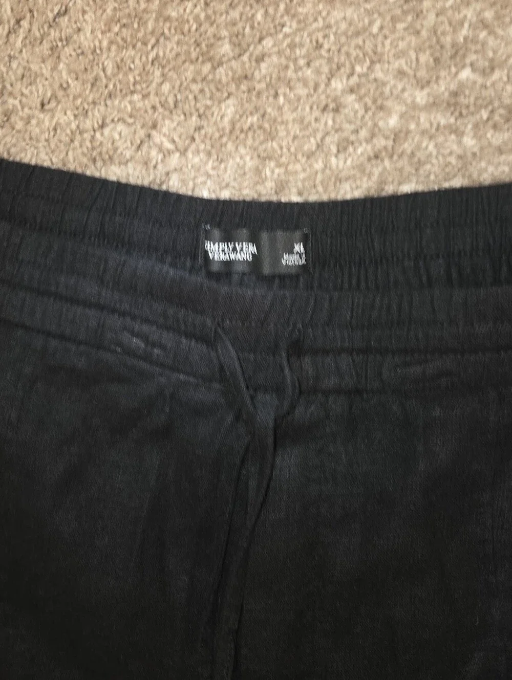 Simply Vera Vera Wang wide leg black pants - size XL - Picture 2 of 2